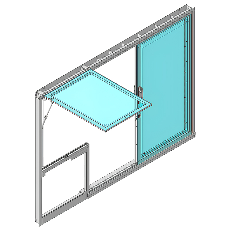 Door with window 2C03 two wings